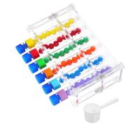 GARIOUANS Kit Educativo Montessori para Pequeños Clasificación Colores con Tubos de Científicos Desarrollo de Habilidades Motrices y Aprendizaje Stem