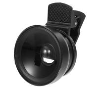 GARIOUANS Lente de Teléfono con Clip 37 MM, Gran Angular 0.45X y Lente Macro de Alta Definición, Compatible con Smartphones y Tablets, Accesorio Profesional para Fotografía Móvil