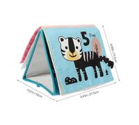 GARIOUANS Libro para Bebés Diseño Animal Juguete Montessori Sensorial Entrenamiento Cognitivo Visual para Recién Nacidos Estimulación Multisensorial Seguro y Duradero