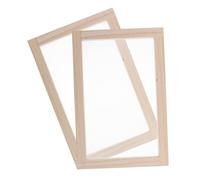 GARIOUANS Marco de Madera para Fabricar Papel DIY 20x30 Cm, 2 Unidades de Madera de Paulownia, Kit Artesanal, Pantalla Tradicional para Manualidades y Fabricación Casera de Papel