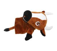 GARIOUANS Marioneta de Mano de Peluche Amarillo Buey, Muñeco Interactivo, Juguete de Marioneta para Contar Cuentos, Animal de Peluche Suave y Cómodo, 1 Pieza para Juegos Educativos