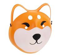GARIOUANS Máscara De Shiba Inu Para Disfraz Infantil, Tamaño Único, Máscara De Plástico Ligera Para Halloween y Fiestas De Cosplay, Accesorio De Disfraz Para Niños y Niñas,