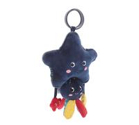 GARIOUANS Octopus Stroller Hanging Toy Sensory Plush Crib Pendant with Soft Fabric and Soothing Wind Chimes Ocean-Themed Mobile For Newborns and