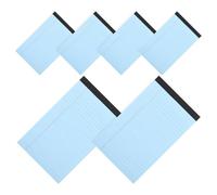 GARIOUANS Paquete De 6 Blocs Notas Pequeños Rayados con Desprendibles Cuadernos Portátiles Azul Libretas Prácticas para Recordatorios y Uso Personal Oficina y Escuela