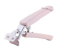 GARIOUANS Pinza para Cuencos de Acero Inoxidable con Mango Abs Anticalor y Antideslizante para Transportar Platos Ollas y Cuencos Grandes con Giro Dientes de Sierra Color Color Aleatorio