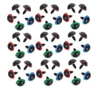 GARIOUANS Plastic Safety Eyes For Soft Toys Round Craft Eyes with Washers For DIY Puppets Crochet Animals Bear Dolls and Doll Making Supplies