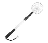 GARIOUANS Recogedor de Huevos Extensible para Gallinas con Cesta Metálica y Mango Antideslizante Alargador Ligero para Gallineros y Herramientas para Manipulación Avícola