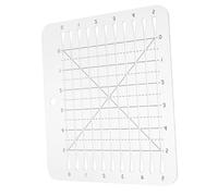 GARIOUANS Regla Acrílica Transparente para Costura y Patchwork Plantilla Cuadrada Multiuso Plantilla de Corte Resistente para Quilting DIY para Principiantes y