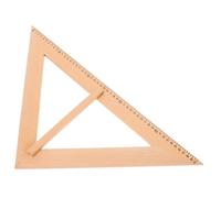 GARIOUANS Regla De Medición De Madera Dura Gobernante De Aula Mango para Enseñanza De Geometría Herramienta Didáctica para Profesores En Educación y Manualidades