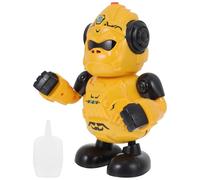 GARIOUANS Robot de Juguete Eléctrico Pulverizador para Color Amarillo Función de Baile y Movimiento Automático Juguete Educativo y Creativo para Entretenimiento Infantil