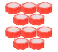 GARIOUANS Set de 10 humidificadores de dedos con esponja en forma de flor, ergonómicos y suaves para clasificar y contar dinero, accesorios de escritorio para cajeros bancarios