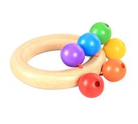 GARIOUANS Sonajero Bebe Juguete Musical Cascabeles De Trineo Fácil Agarre Mano De Madera Seguro para Bebés