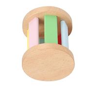 GARIOUANS Sonajero de Madera para Recién Nacido Ñiño Rodillo Ligero Sonido Educativo Estimulación Temprana Montessori Juego Sensorial de Agarre para Desarrollo Infantil