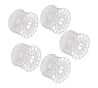 GARIOUANS Soporte para Pinceles de Artista Giratorio 45 Orificios, Organizador de Plástico para Escritorio, Set de 5 Piezas, Portalápices Multifuncional para Oficina, Aula y