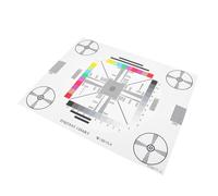 GARIOUANS Tabla de Calibración de Resolución para de 40X30 CM Adhesiva Herramienta de Inspección de Lentes y Ajuste de Enfoque para Prueba de Calidad de Imagen Sistemas CCTV