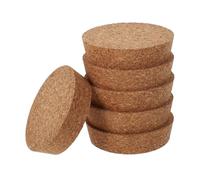 GARIOUANS Tapones De Corcho para Macetas De Suculentas 6 Piezas, Tapón Cónico De Madera Duradera 90x20x83 Mm para Jarrones Hidropónicos, Cierre Hermético para Terrarios y Micro Paisajes