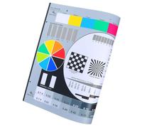 GARIOUANS Tarjeta De Prueba De Cámara Ajuste De Enfoque De Cámara Tabla De Resolución De Lentes Ajuste De Enfoque del Monitor Tabla De Calibración De Color Herramientas De Color para