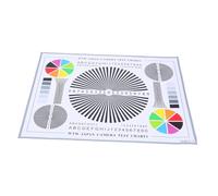 GARIOUANS Tarjeta De Prueba para Calibración De Lentes De Seguridad Rueda De Color Cromática Herramienta para Ajuste De Enfoque y Evaluación De Imágenes Accesorios para Sistemas De Monitoriz