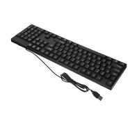 GARIOUANS Teclado con Cable USB para Ordenador Diseño Completo Alta Estabilidad Plug and Play Práctico y Compatible con Portátil y Pc