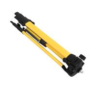 GARIOUANS Trípode de Burbuja y Soporte de Gradiente, Resistente Acero y Varillas de Nailon, Altura Ajustable 1.2 M, Uso Profesional en Fotografía y Construcción, Color Amarillo