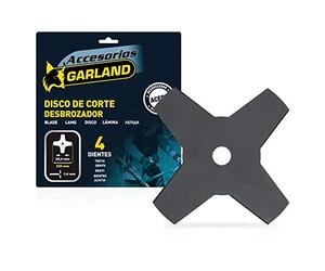 Garland 7100230144 - Disco 4 dientes 230 mm. Ø para Desbrozadora