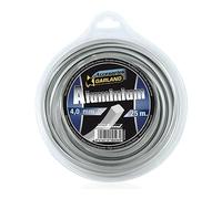 Garland 71024C2540 - Dispensador nylon “aluminiun” cuadrado con partículas de aluminio 25 m./4,0 mm. Ø para Desbrozadora