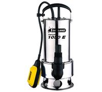 GARLAND AMAZON 1050XE-V20 - Bomba de lodos - Acero inoxidable, 1.100 W y 8 kg Altura máx. de impulsión 11 m, caudal máx. 15.000 l/h. Sumergible 7 m, diámetro máx. de sólidos 35 mm.