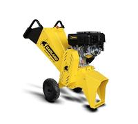 Garland Chipper 1080 QG-V24 - Biotriturador gasolina 4T, 225 cc, 6,6 cv, ramas hasta 8 cm, cuchillas rodillo, tolva rápida, saco recogida, embrague centrífugo