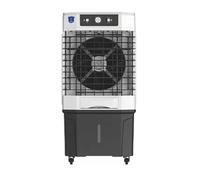 GARLAND COOL 1380 - Climatizador evaporativo 360 W, flujo 15000 m³/h, depósito 80 L, enfriador portátil para 70-100 m², estructura plástica, bajo consumo y ventilación continua