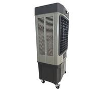 GARLAND COOL 1380T - Climatizador evaporativo 360 W, flujo 15000 m³/h, depósito 80 L, enfriador portátil para 70-100 m², estructura metálica, bajo consumo y control manual