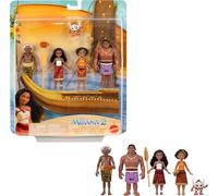 Mattel Set de juego Garland Moana's Canoe Crew Playset