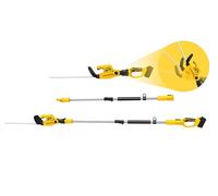 GARLAND Set Keeper 20V 293 F-V23 - Cortasetos telescópico batería 20V 51 cm, Cabezal 90º, pértiga Extensible hasta 4 m (sin batería ni Cargador)