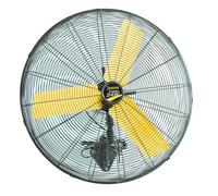 Garland TURBO 24 W-V23 - Ventilador industrial de pared 260W, 196 m³/min, 61 cm, oscilante, cable 3,8 m