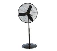 Garland Ventilador industrial TURBO 24P-V23 - Ventilador profesional de taller de pie con cabezal oscliante, 260 W y 196 m3/min