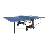 Garlando Challenge Indoor Mesa de Ping Pong con ruedas para interior Azul