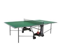 Garlando Challenge Indoor Mesa de Ping Pong con ruedas para interior Verde