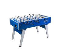 Garlando Master Cup Foldy Mesa de Kicker Plegable Profi Azul, Con Balleinwurf
