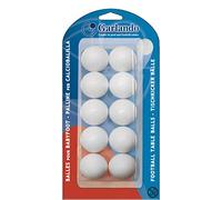 Garlando Standard Table Football Balls Pelotas de futbolín, Unisex, Blanco, 33.1 mm