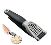 Garlic Crusher, Stainless Steel Presser, 7.28x1.77in Manual Onion Chopper, Portable Ginger Cutter, Compact Vegetable for Home Kitchens, Restaurants, Meal Prep, Cooking Tasks, Daily