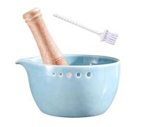 Garlic Grater Bowl,Kitchen Gadget Food Grinder Tool - 14x14x7cm Time-Saving Ginger Grater Mincer Bowl - For Chocolate Cheese Potato Citrus Sauces Camping Dormitory Apartment Home Cooking Enthusiasts