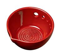 Garlic Grater Plate - 2-in-1 Resin Small Grinder for Garlic, Ginger, Vegetables, Kale, Thyme, and Basil, Compact Kitchen Tool for Apartment, Baking, Cooking, Food Preparation, 2.76x2.76 inches