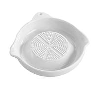 Garlic Grater Plate - Ceramic Grinding Surfaces, Handheld Shredder Gadget, Multi Ingredient Prep Tool, Kitchen Cooking Food Preparation Catering Restaurant Garlic Ginger Turmeric Onion Cheese