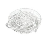Garlic Grater Plate - Handheld 10x2cm Rotating Embossed Design | Manual Ginger Garlic Vegetable Grater | For Sauce Cheese Lemon Chocolate Kitchen Cooking Preparation Use