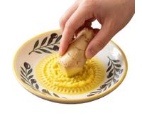 Garlic Grater Plate - Manual Onion Grating Tool, Ginger Mincing Plate, Ceramic Garlic Grinding Dish for Vegetables Fruits Spices | Easy to Clean Kitchen Mashing Plates for Home Cooks Parents