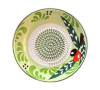 Garlic Grater Plate - Manual Onion Grating Tool, Ginger Mincing Plate, Ceramic Garlic Grinding Dish for Vegetables Fruits Spices | Easy to Clean Kitchen Mashing Plates for Home Cooks Parents