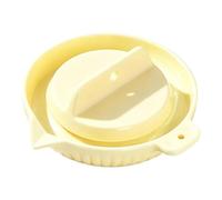 Garlic Grinder Plate - Effortless Manual Mill, Embossed Rotating Exterior with Teeth, Glazed Ceramic Stone, Non Porous Easy Clean Base, for Gourmet Sauce Preparation and Home Chef Gifting