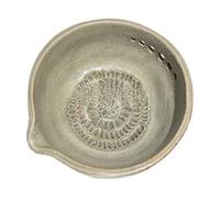 Garlic Plate Grater - 5-Hole Drainage Small | Garlic Grinder Vegetable Peeler Bowl for Ginger, Fruit, Chard, Collard, Greens, Thyme Basil Home Apartment Baking