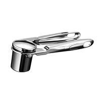 Garlic Press, Zinc Alloy Garlic Mincer Crusher, Ergonomic Handle Kitchen Tool, Heavy-Duty Ginger Smashing Gadget, Cooking Utensil for Home Apartment Bbq Picnic Restaurant Camping Meal Prep