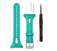 Garmin 010-11251-50 - Correa de Recambio para Forerunner 10, Color Turquesa/Blanco