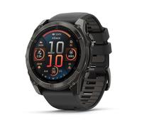 Garmin fenix® 8 51mm AMOLED Sapphire Carbon grey Black/pebble grey silicone band Nuevo